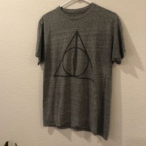 Harry Potter Deathly Hallows Vintage Wash Tee